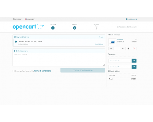 Легке оформлення замовлення та реєстрація - Ajax Best Checkout для OpenCart 3