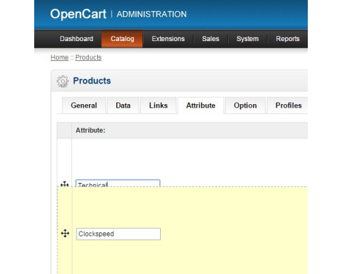 Module Easy Sort Order with Drag & Drop for Opencart