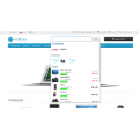 Módulo de pesquisa - pesquisa com preenchimento automático PRO para Opencart