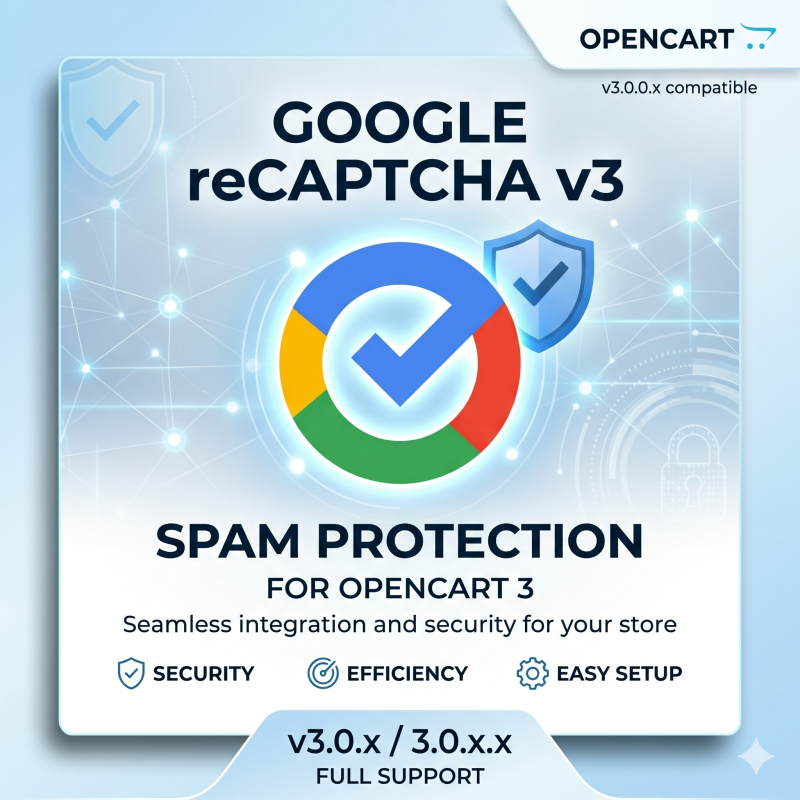 Google reCAPTCHA v3 для Opencart