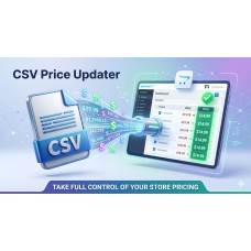 CSV Price Updater module for OpenCart interface
