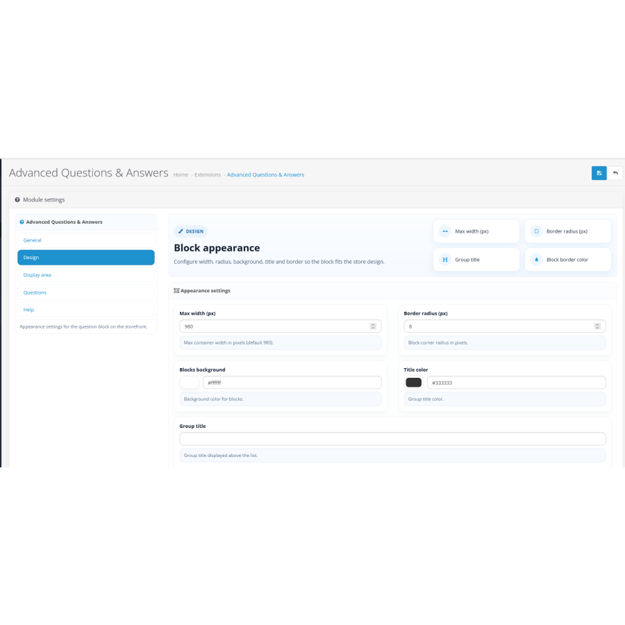 Модуль ADV Questions & Answers – FAQ с микроразметкой schema.org для OpenCart
