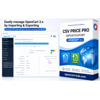 Модуль імпорту та експорту CSV Price Pro import/export для OpenCart 3.x