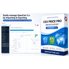 CSV Price Pro import/export module for OpenCart 3.x