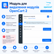 Μονάδα αφαίρεσης μονάδας Opencart