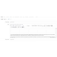 Opencart 3.x үшін TinyMCE 5 кеңейтілген редактор модулі