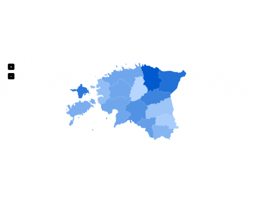 Module Sales map by country Plus for Opencart