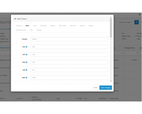 Instant editing of goods - A convenient tool for managing goods