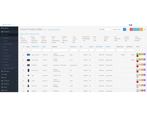 Instant editing of goods - A convenient tool for managing goods