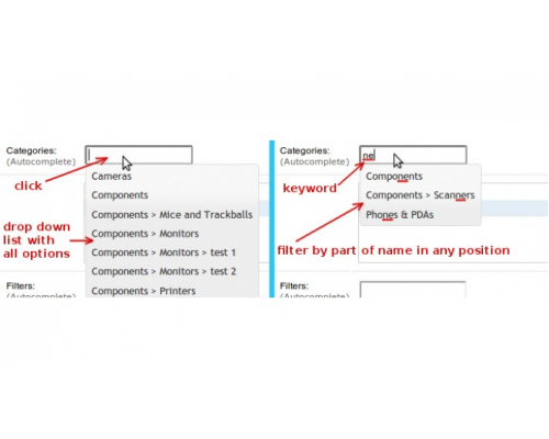 Improved autocomplete for admin