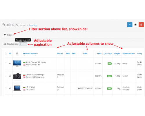 Advanced Administrative Interface Hub Admin Tools