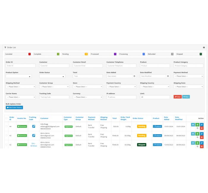 Розширений менеджер замовлень Order Manager Розширений менеджер замовлень Order Manager