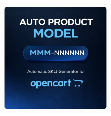 Automatic product model generator for OpenCart