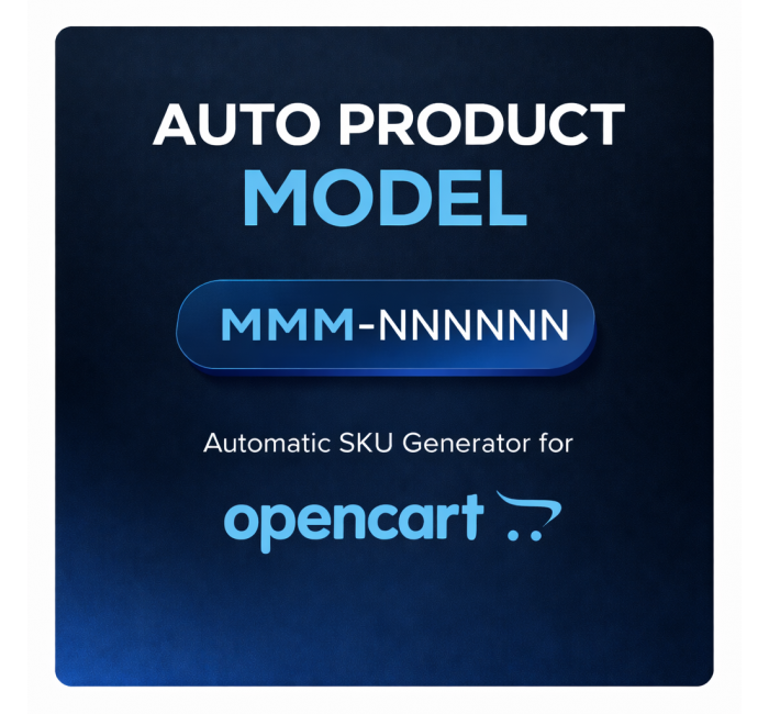 Automatic product model generator for OpenCart