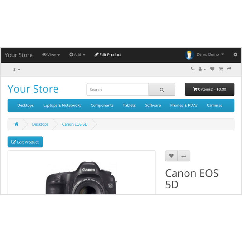 Панель керування Admin Front-End Toolbar