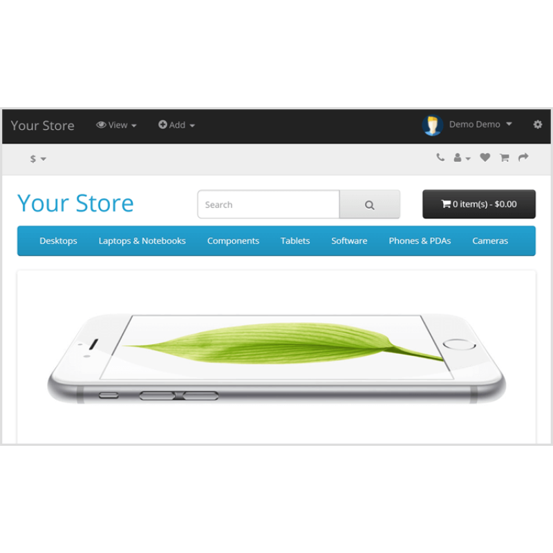Панель керування Admin Front-End Toolbar