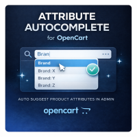 OpenCart үшін өнім атрибутының мәндерін автоматты түрде толтыру