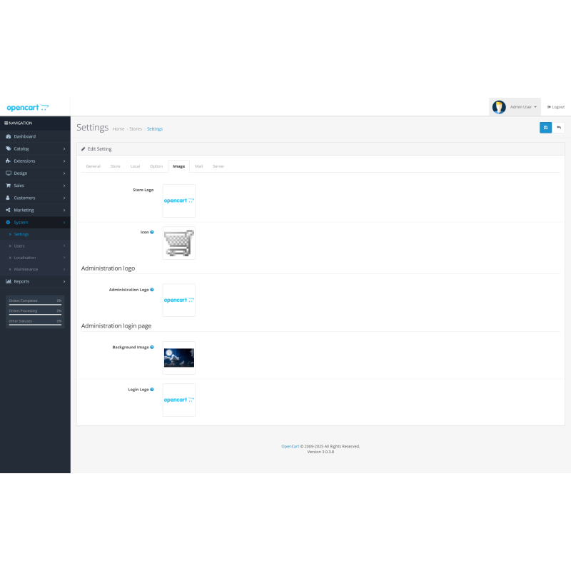 Әкімшіге кіру Pro OpenCart әкімшіге кіру беті