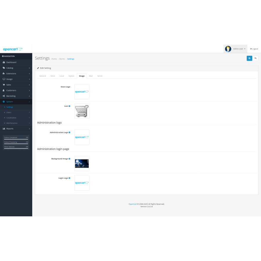 Страница входа администратора Admin Login Pro OpenCart