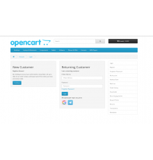 ترخيص الوحدة من خلال شبكات التواصل الاجتماعي (Google وSteam وFacebook وTwitter وTelegram) لـ Opencart