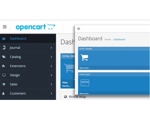 Модуль Административное меню Admin Menu Fix для OpenCart