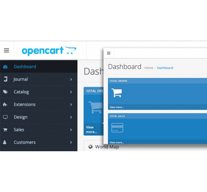 Модуль Административное меню Admin Menu Fix Модуль Административное меню Admin Menu Fix для OpenCart