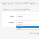 Promotions or Discounts Priority module