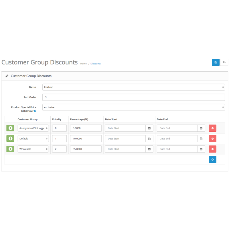 Пакет знижок (Discounts Pack)