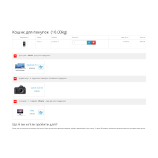 Подарунки за сумою, кількістю, вибраним товаром у кошику