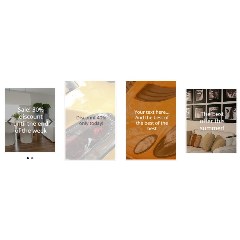 Banner PRO – әртүрлі санаттардағы баннерлер + OpenCart 2-3 үшін слайд-шоу