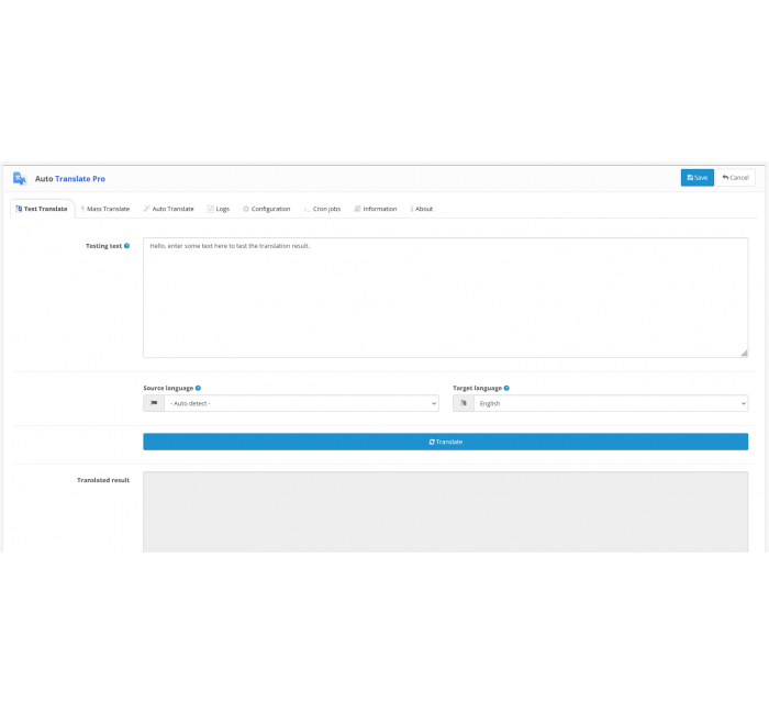 Модуль Авто Перевод Pro для OpenCart Модуль Авто Перевод Pro для OpenCart