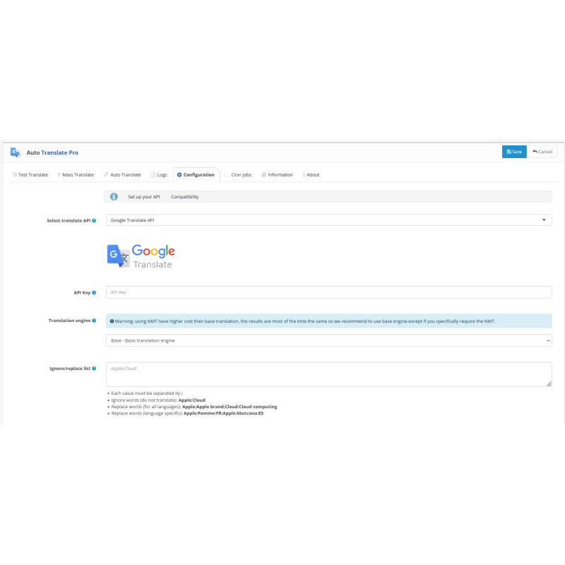 Модуль Авто Переклад Pro для OpenCart