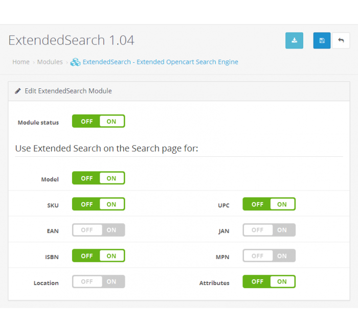 ExtendedSearch - pencarian diperpanjang di toko ExtendedSearch - pencarian diperpanjang di toko