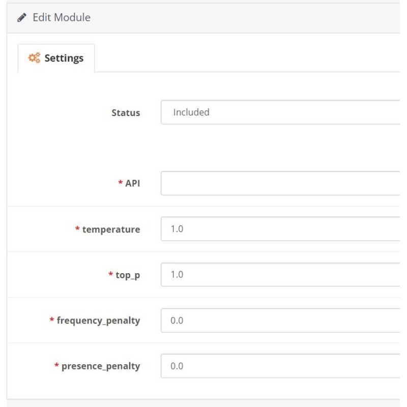 OpenCart үшін ChatGPT API интеграция модулі