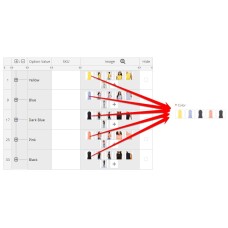 Ενότητα Συνδυασμένες επιλογές Επιλογές προϊόντος