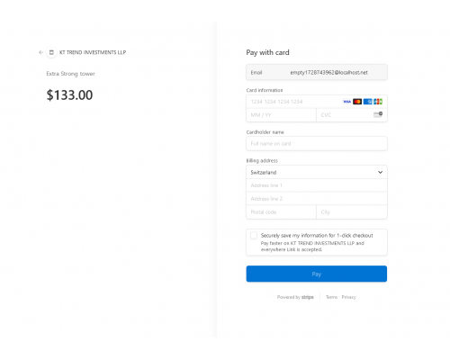 Stripe Checkout Module for OpenCart (Payment with transfer to Stripe)