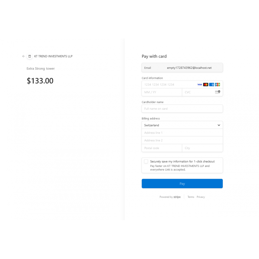 Stripe Checkout Module для OpenCart (Оплата з переходом на Stripe)