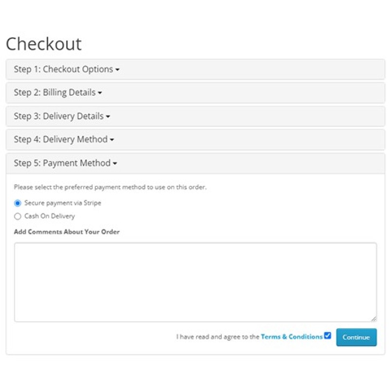 OpenCart үшін Stripe төлем модулі (Stripe-ке ауысу арқылы төлем)