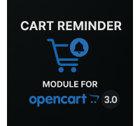 Tangkapan layar modul Pengingat Keranjang untuk OpenCart