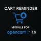 Zrzut ekranu modułu przypomnienia o koszyku dla OpenCart