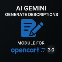 Módulo gerador de descrição Gemini AI OpenCart