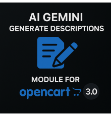 Modul Gemini AI untuk membuat deskripsi OpenCart