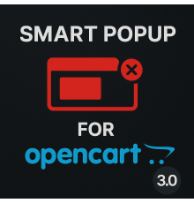 Модуль Розумний Popup для створення спливаючих вікон та cookie-повідомлень в OpenCart