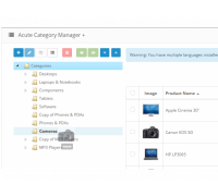 Управление категориями + для OpenCart