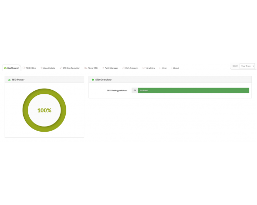 Комплект для SEO настроек (Full SEO Package) для Opencart