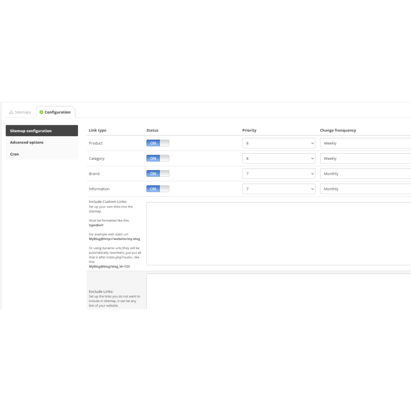 Комплект для SEO налаштувань (Full SEO Package) для Opencart