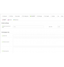 Set for SEO settings (Full SEO Package)