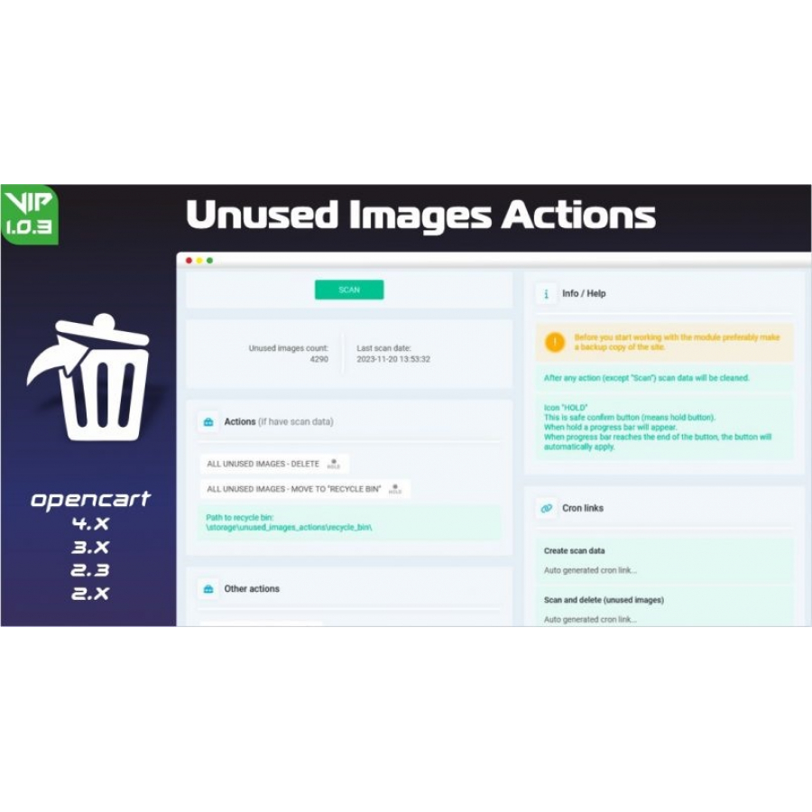 A module for removing unused images