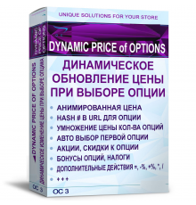 Price update when selecting an option without AJAX - Dynamic price of options