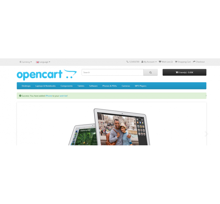 Закладки без реєстрації та авторизації для Opencart Закладки без реєстрації та авторизації для Opencart